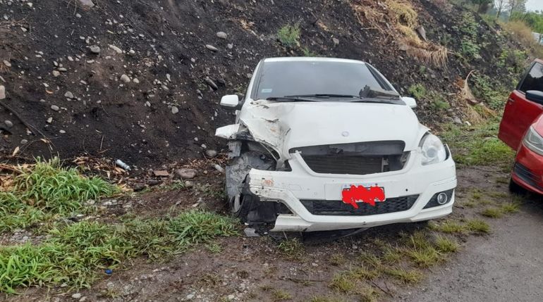 Accidente En Ruta Fuerte Choque Entre Dos Veh Culos