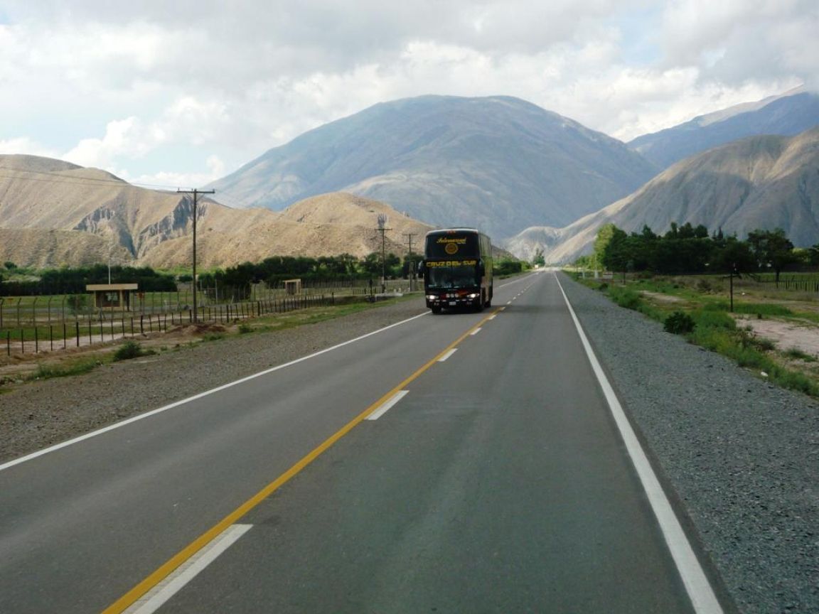 Ruta N°9 habilitado media calzada