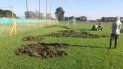 ¡insolito! destrozaron la cancha de santamarina de tandil para robar lombrices ¡insolito! destrozaron la cancha de santamarina de tandil para robar lombrices