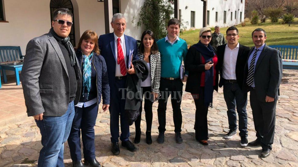 Participantes del encuentro en Purmamarca 