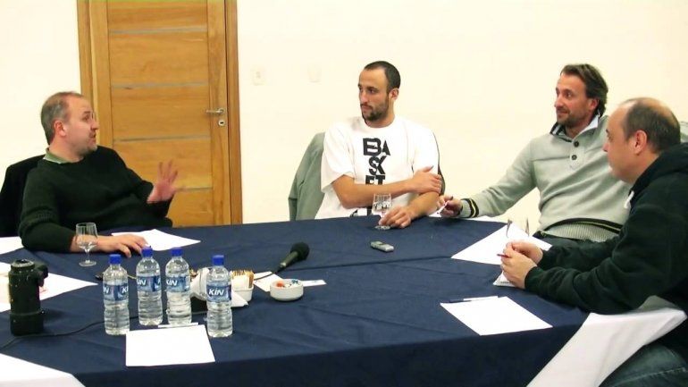 Leandro Ginóbili no lo veo a Manu como entrenador