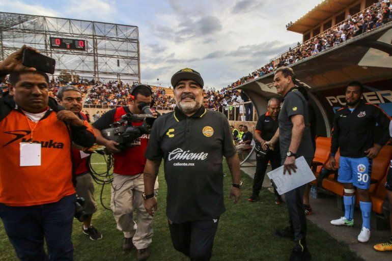 Maradona en M&eacute;xico 