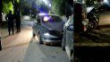 pudo haber sido una tragedia: choco a un auto estacionado en la puerta de un cumpleanos pudo haber sido una tragedia: choco a un auto estacionado en la puerta de un cumpleanos