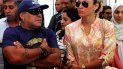 fuerte crisis: rocio oliva echo a diego maradona de su casa fuerte crisis: rocio oliva echo a diego maradona de su casa