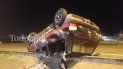 volco un auto, dos personas sufrieron heridas de consideracion volco un auto, dos personas sufrieron heridas de consideracion