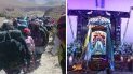 con mas de 75 bandas de sikuris, la virgen de punta corral llego a tilcara con mas de 75 bandas de sikuris, la virgen de punta corral llego a tilcara