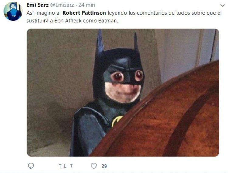 Robert Pattinson serÃ­a el prÃ³ximo Batman: acÃ¡ los mejores memes