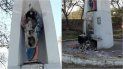 indignacion: destrozaron la virgen que esta en el ingreso a san pedro indignacion: destrozaron la virgen que esta en el ingreso a san pedro