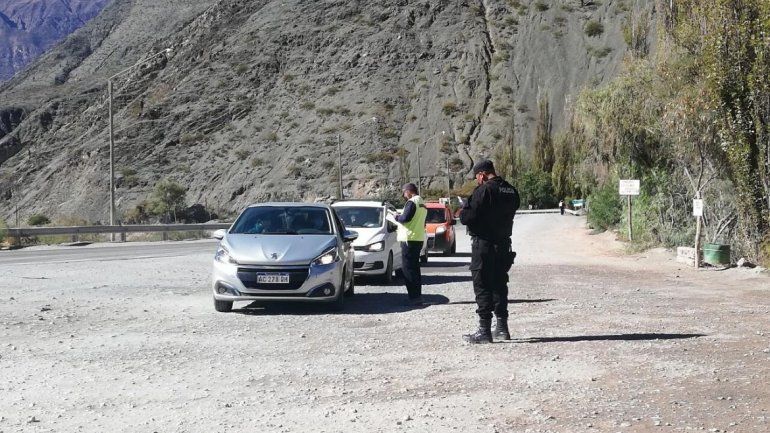 Control al ingreso de Purmamarca - Jujuy