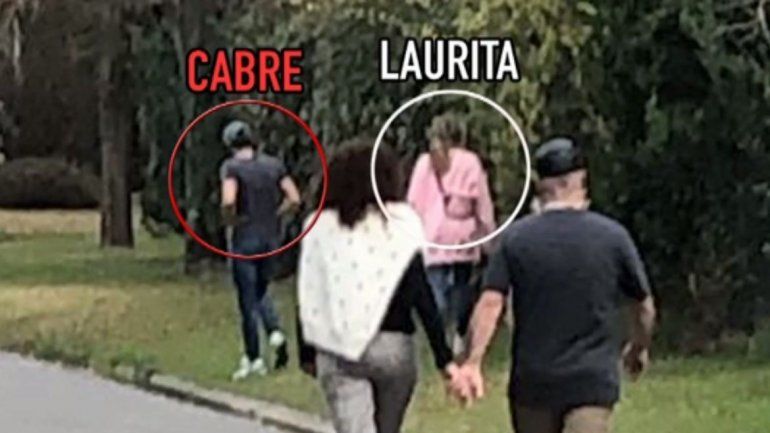 Laurita Fern&aacute;ndez y Nico Cabr&eacute; juntos durante el fin de semana