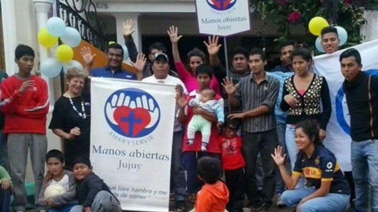 Manos abiertas de Jujuy