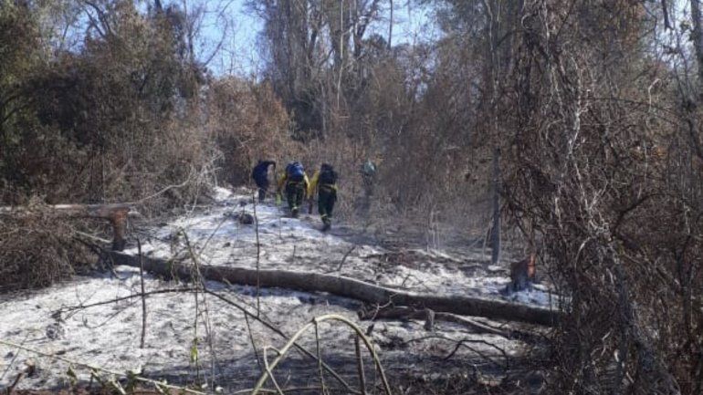 Contin&uacute;a el fuego en el Parque Nacional Calilegua