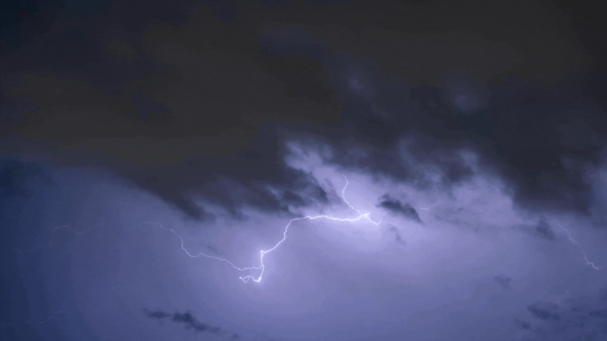 Tormenta eléctrica.
