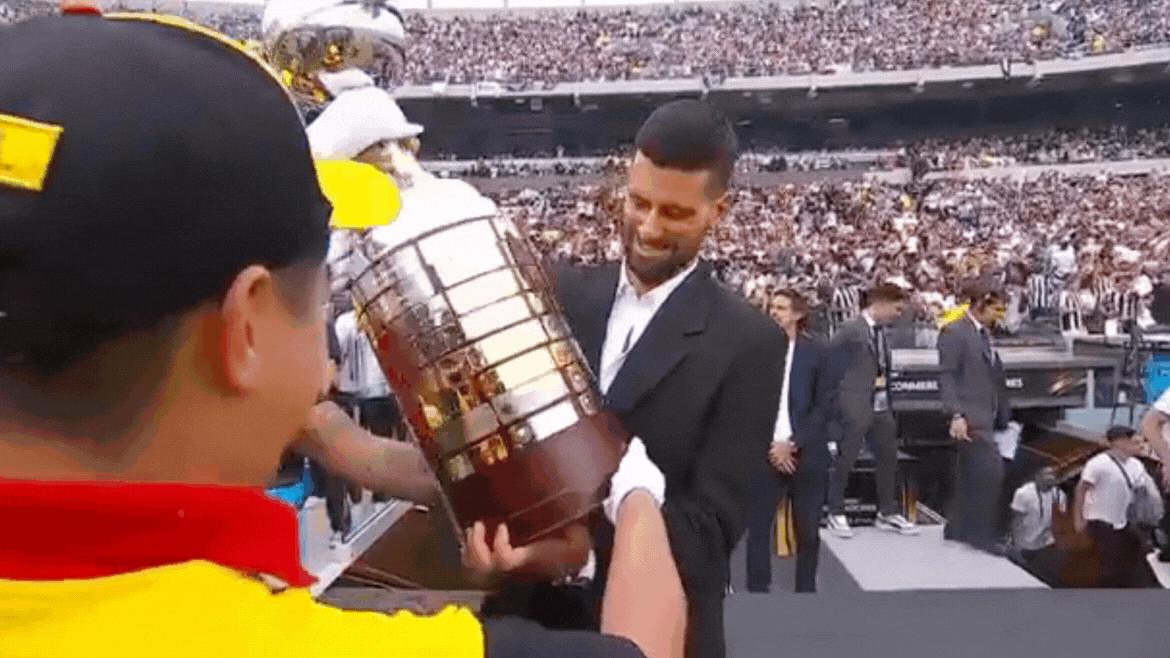 Novak Djokovic sorprendió a todos en el Monumental