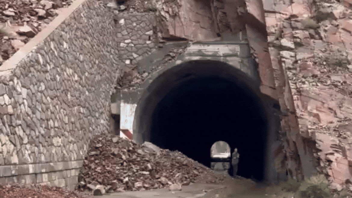 Alud en un tunel de Mendoza.
