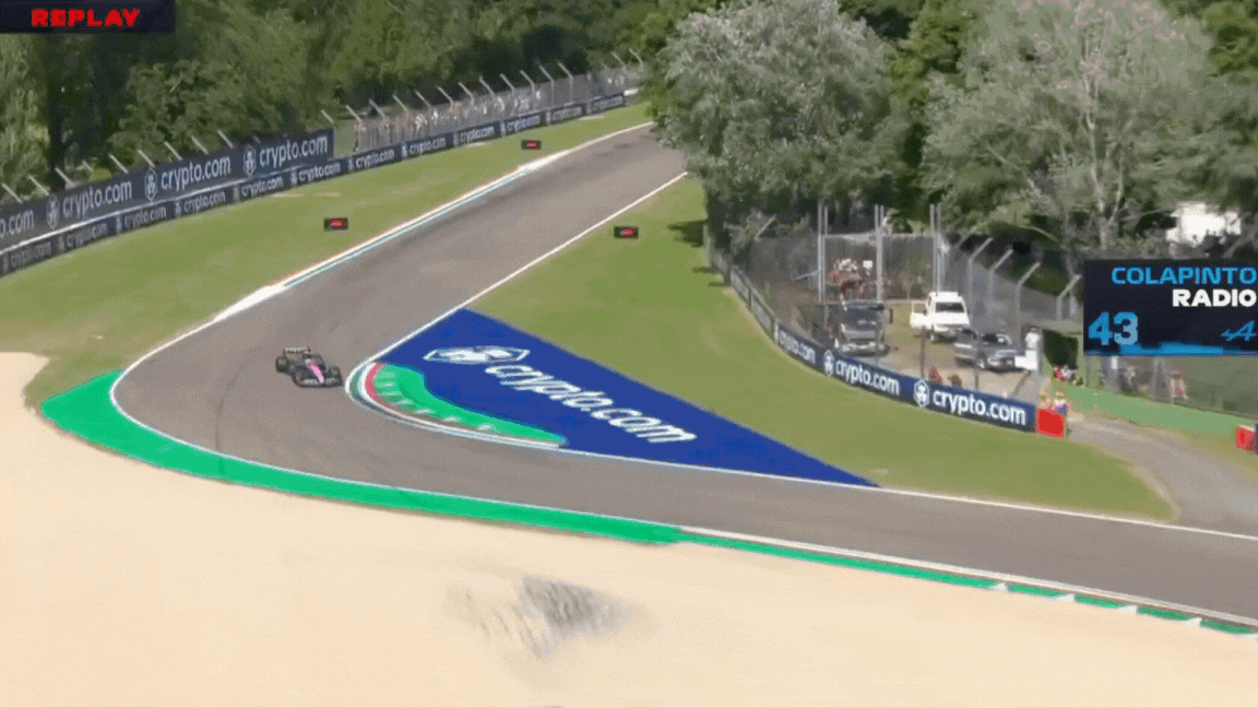 Así fué el accidente de Franco Colapinto.