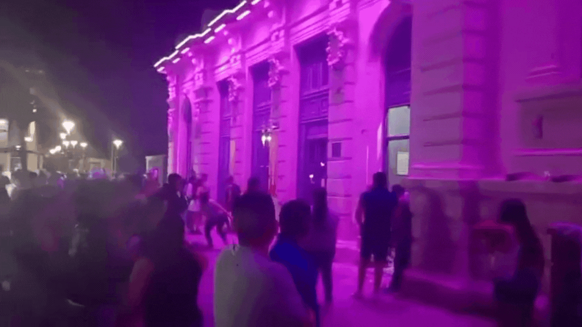 Incidentes y vandalismo en la Vieja Estación: un detenido
