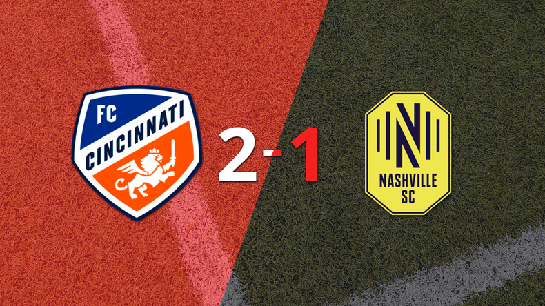 FC Cincinnati obtiene una victoria 2-1 contra Nashville SC con un gol agónico