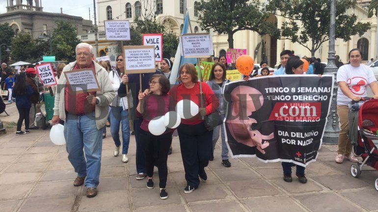 Marcha contra el aborto
