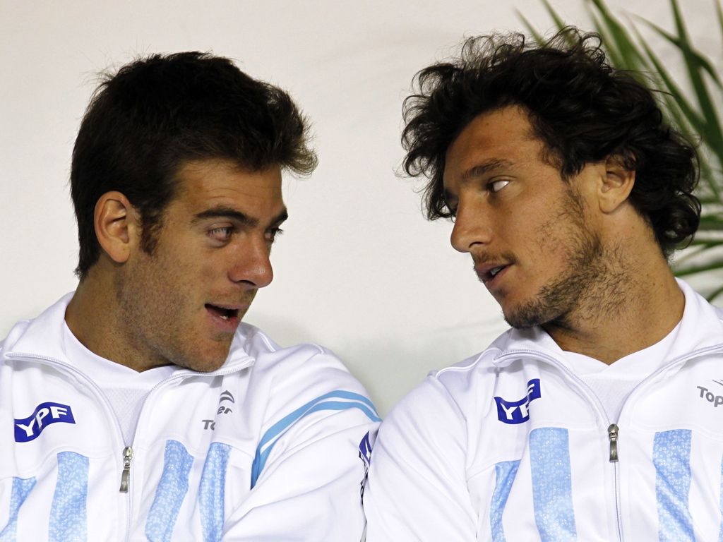 Del Potro y Mónaco, juntos