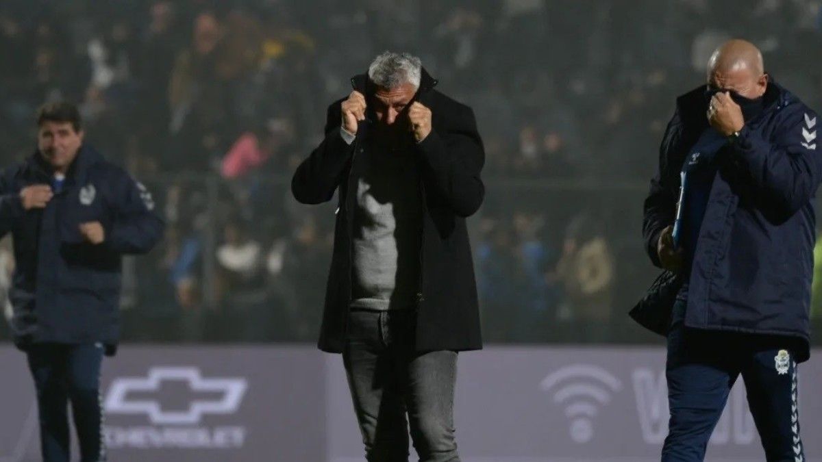 Qué dijo Pipo Gorosito tras los incidentes en la cancha de Gimnasia.&nbsp;