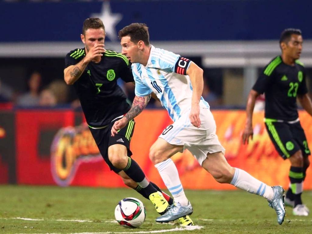 Messi en acción