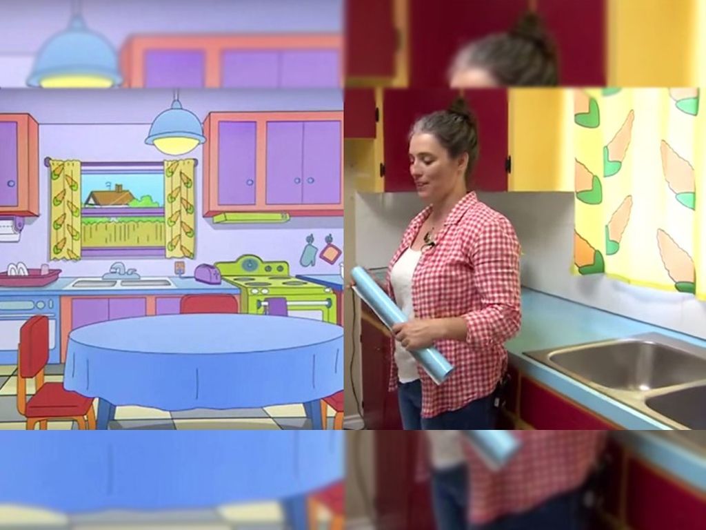 Cocina de Marcia y Joel "Los Simpsons"