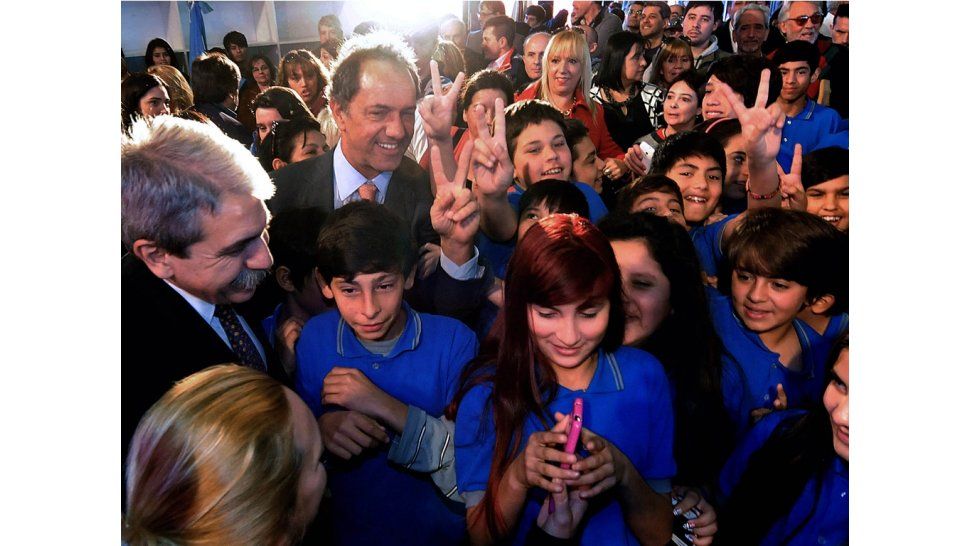 Acto en la ciudad de Campana