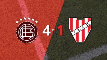 Lanús remonta y golea 4-1 a Instituto en un festival de fútbol