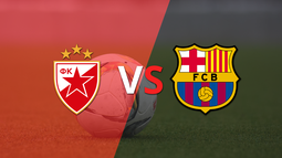 Robert Lewandowski anotó un doblete en la goleada 5-2 de Barcelona a Estrella Roja
