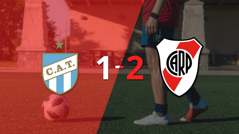 River Plate se lleva la victoria por 2 a 1 con un gol agónico en un reñido partido