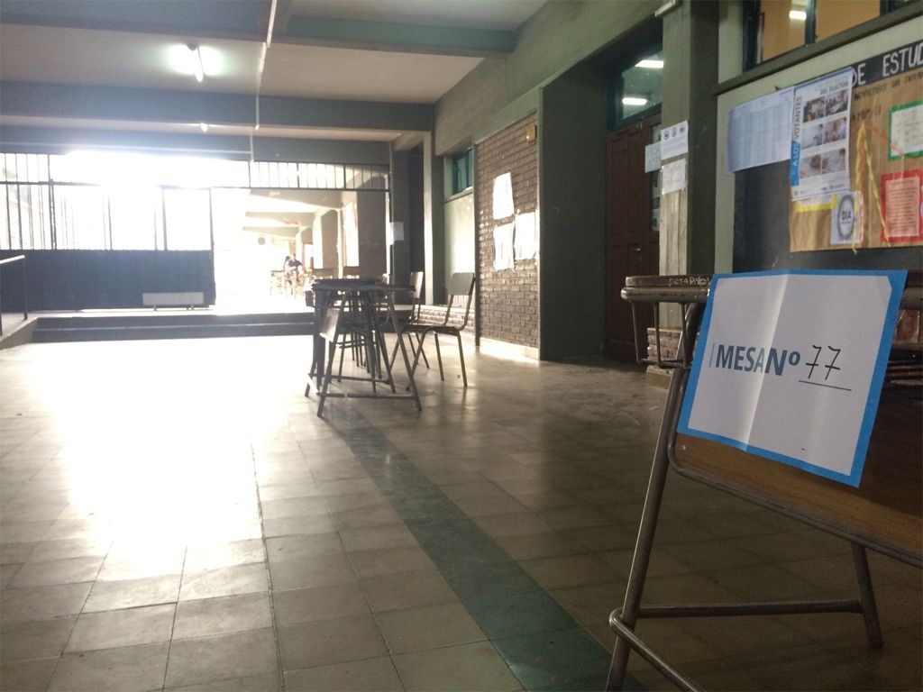 En el cierre de los comicios las escuela