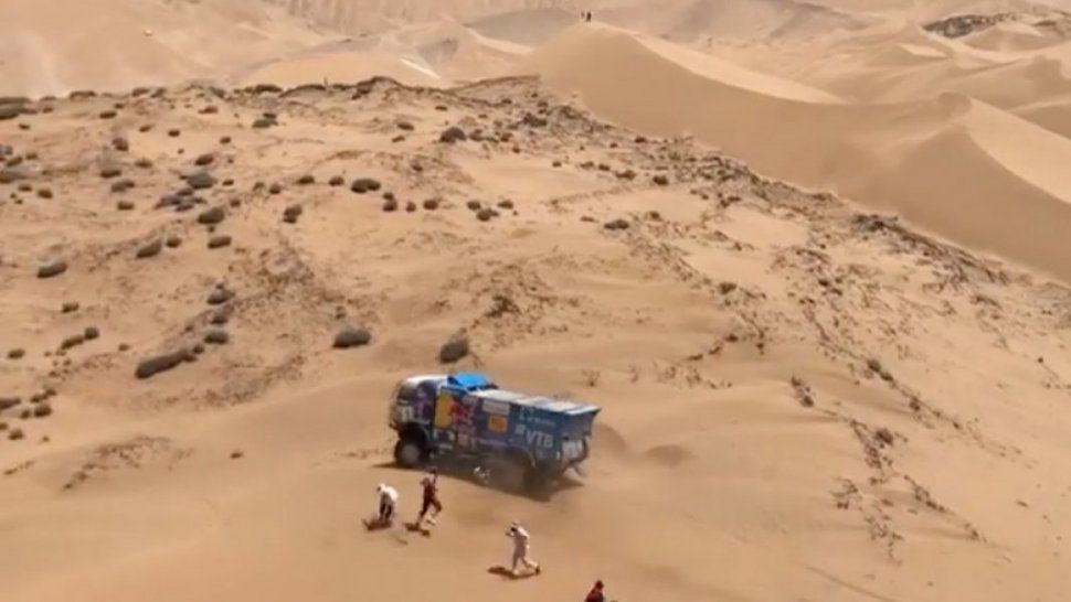 Camión atropella a un espectador en Perú