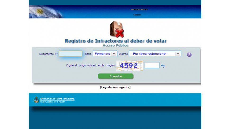 Registro de Infractores