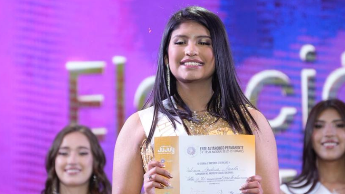 yuliana morales de humahuaca gano con su proyecto solidario en la fne 2025