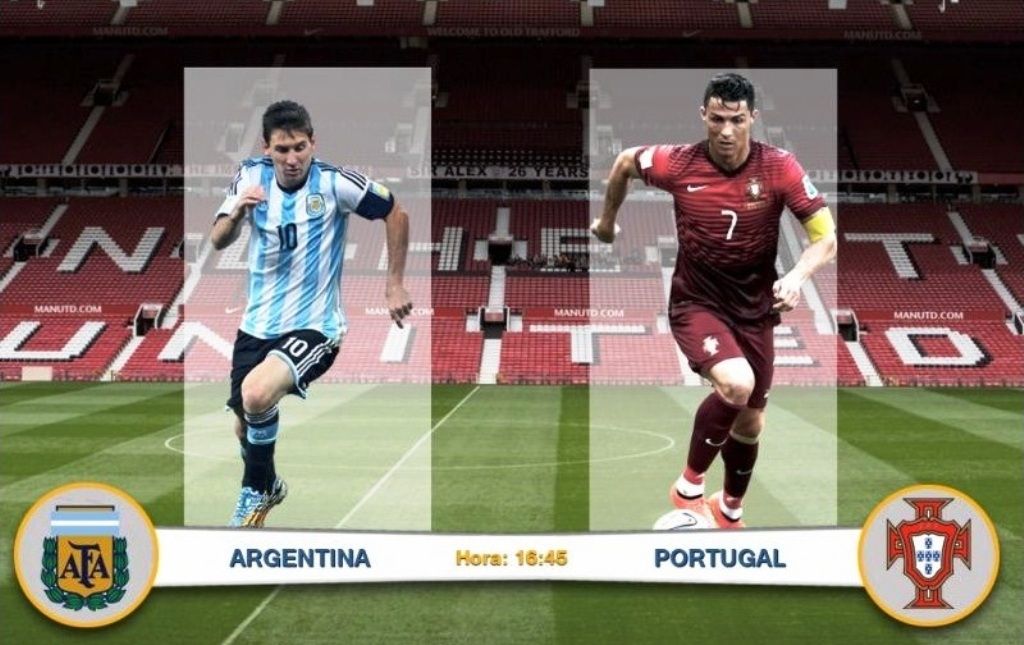 Argentina enfrenta a Portugal
