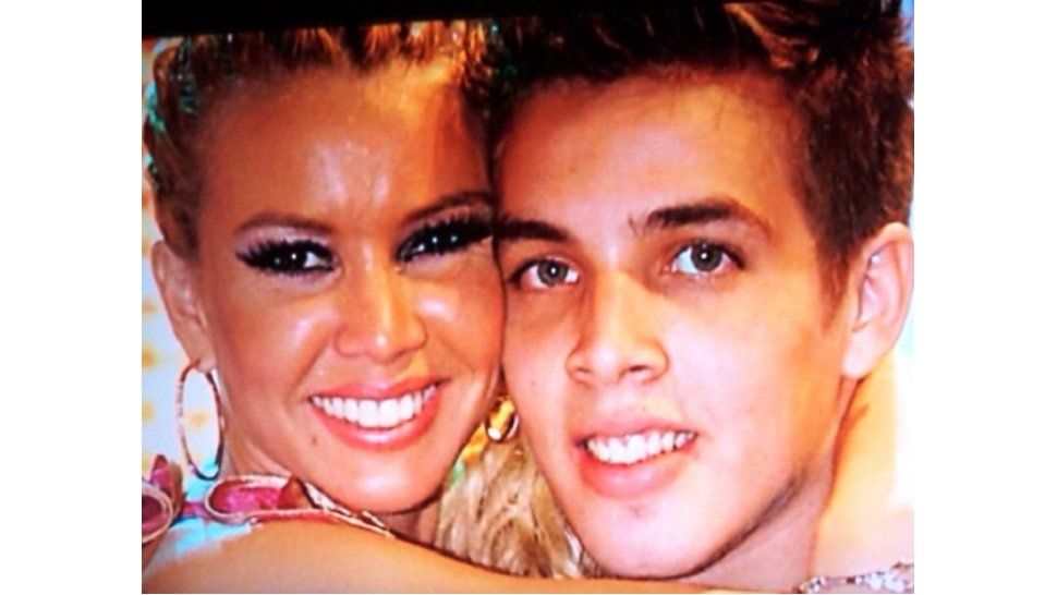 Dallys y su hermano