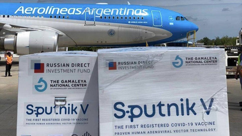 SputnivV: llegan 6600 dosis del segundo componente&nbsp;