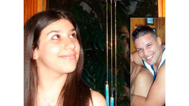Julieta Mena y su novio