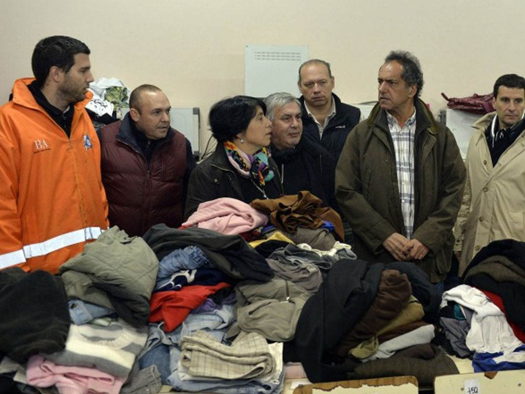 Scioli supervisó en Salto
