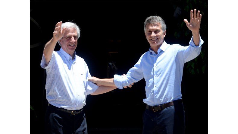 Mauricio Macri y Tabaré Vázquez