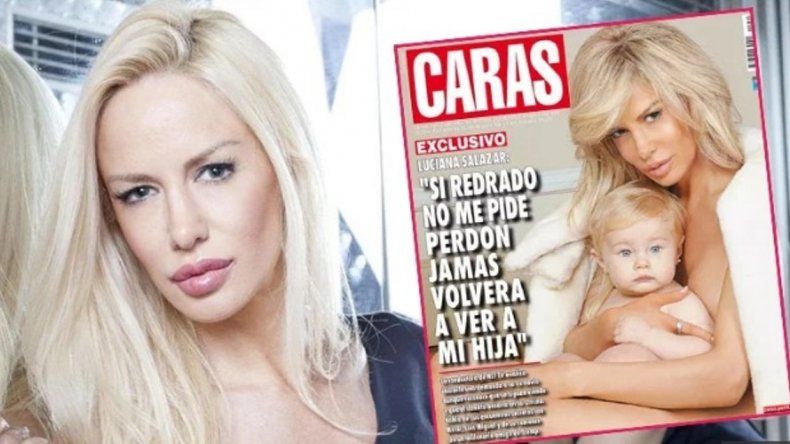 Luciana Salazar furiosa con la tapa de la revista Caras