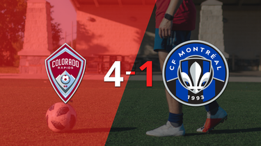 Con doblete de Calvin Harris, Colorado Rapids liquidó 4-1 a CF Montréal