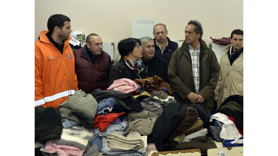 Scioli supervisó en Salto