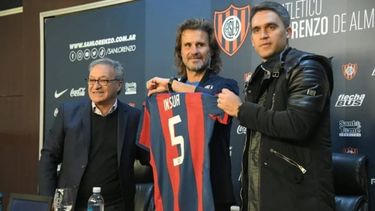 Rubén Darío Insúa fue presentado como director técnico de San Lorenzo.