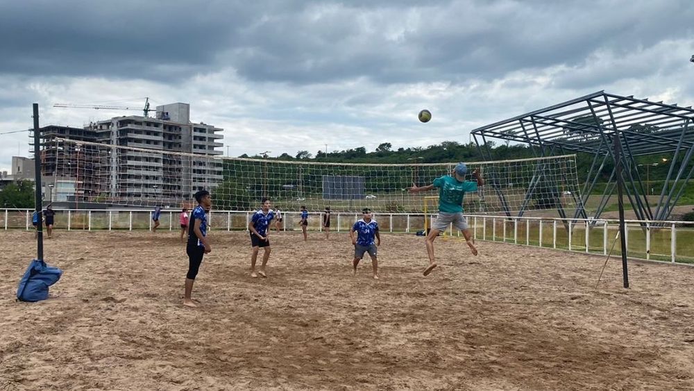 Torneo de beach vóley en la Ciudad Cultural.