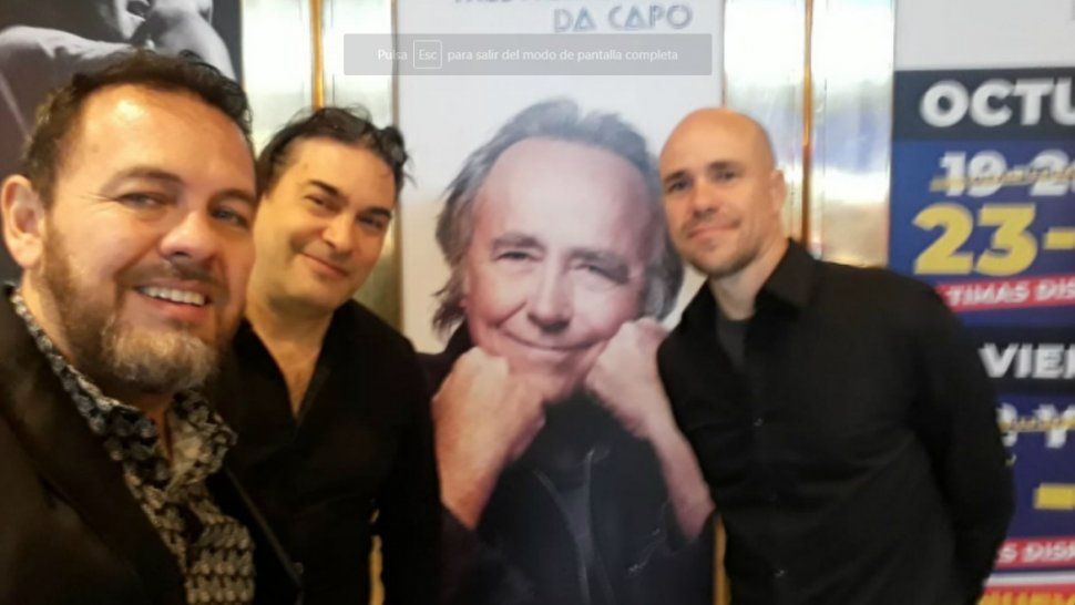 El Michi Quiroga recorre el país con Joan Manuel Serrat: Es otra escala para disfrutar