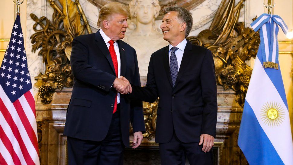 macri recibio a trump en casa rosada: estamos contentos de tenerte aca