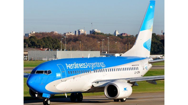Avión de Aerolíneas Argentinas