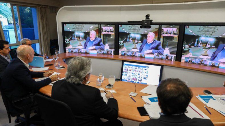 Alberto Fernández y los gobernadores acordaron extender la cuarentena
